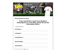 Tablet Screenshot of mybrotherspowersports.com